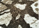 Тъкан килим MAGNOLIA 563 cream/orange кръг